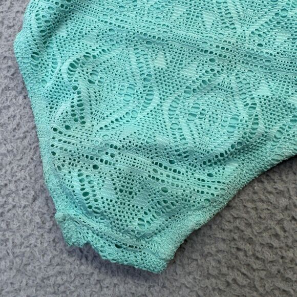 SO One Piece Swim Suit Girls 4 Green GAP Long Sleeve Rashguard Cover Up Bundle - Picture 10 of 15